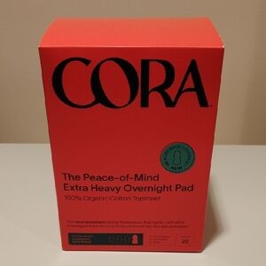 CORA Women’s Extra Heavy Overnight Pad - Coral